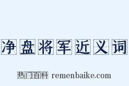 净盘将军近义词是什么意思的图片
